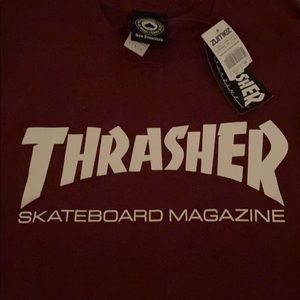 Thrasher Maroon shirt